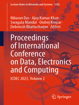 cover image of Proceedings of International Conference on Data, Electronics and Computing